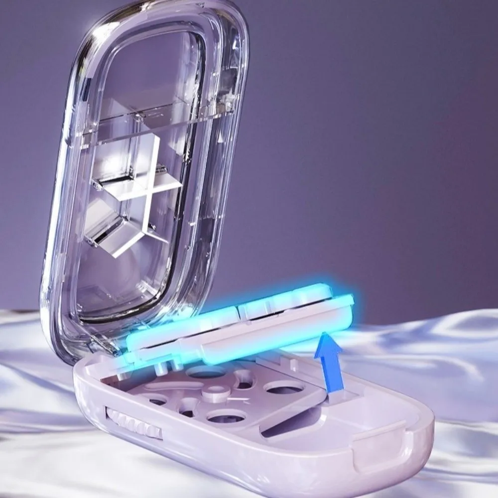 2/3/4-in-1 Pill Cutter Box Adjustable Precise Cutting Medicine Cutter Food Grade Waterproof Pill Storage Box