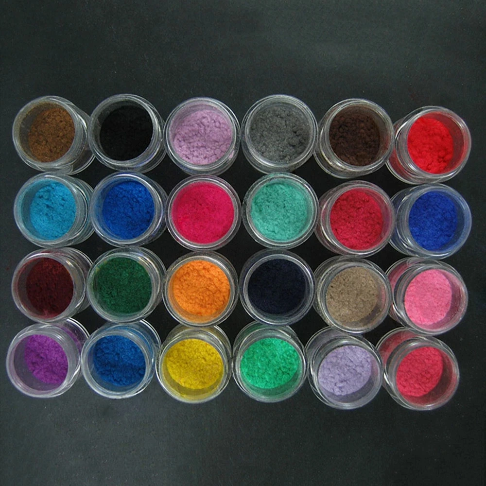 24 colori/set Velluto per unghie Floccaggio Polvere Polvere Glitter per unghie Decorazione Suggerimenti Pigmento per smalto per unghie Polvere di velluto per manicure fai da te