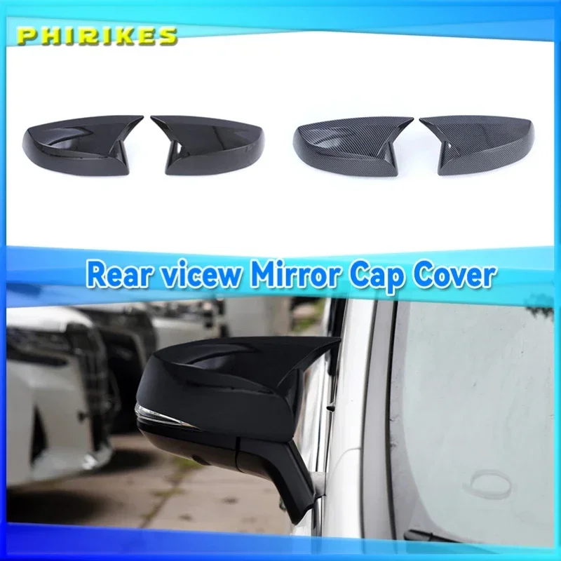 

ABS Carbon Fiber For Toyota Alphard Vellfire 2016 2017 2018 19 2020 Car side rearview mirror Cover Trim Auto Accessories Styling