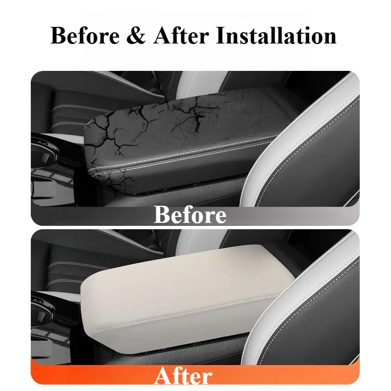 For 2026 Audi A5L Center Armrest Cover OEM Leather Protective Cover Car Interior Modification Accessories