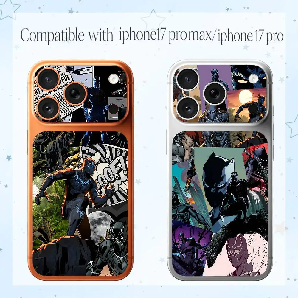 B-BlackS Cool T-Panther für iPhone 17 Pro Pro Max Ganzkörper-Skin-Dekal Max Color Rückseitiger Schutzaufkleber