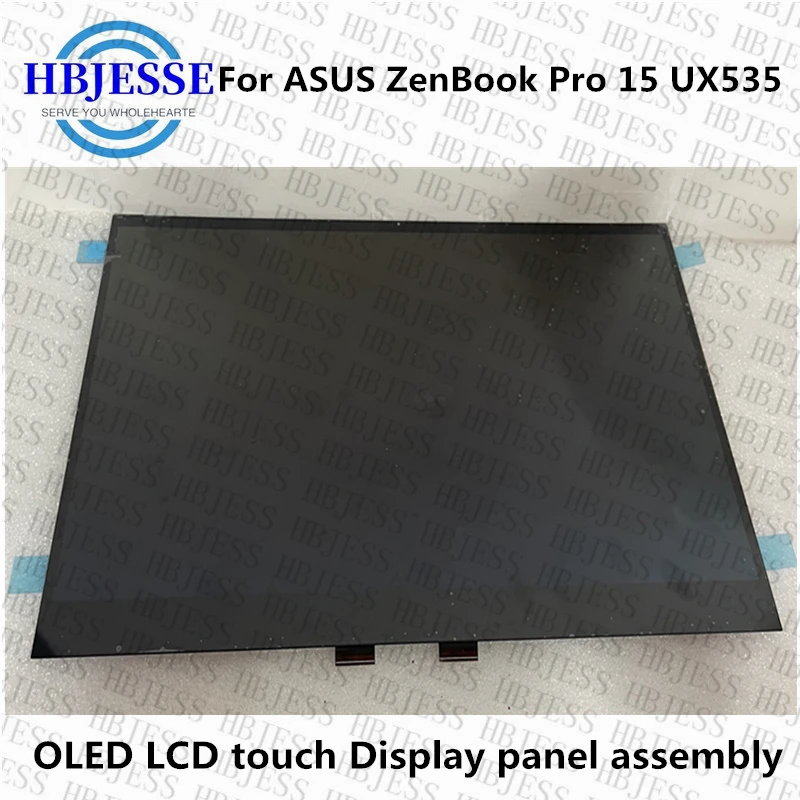 Imagem -01 - Montagem do Painel do Ecrã Táctil Oled 15.6 Oled Uhd 3840x2160 Lcd Asus Zenbook Pro 15 Ux535 Ux535li Ux535lh Ux535qe