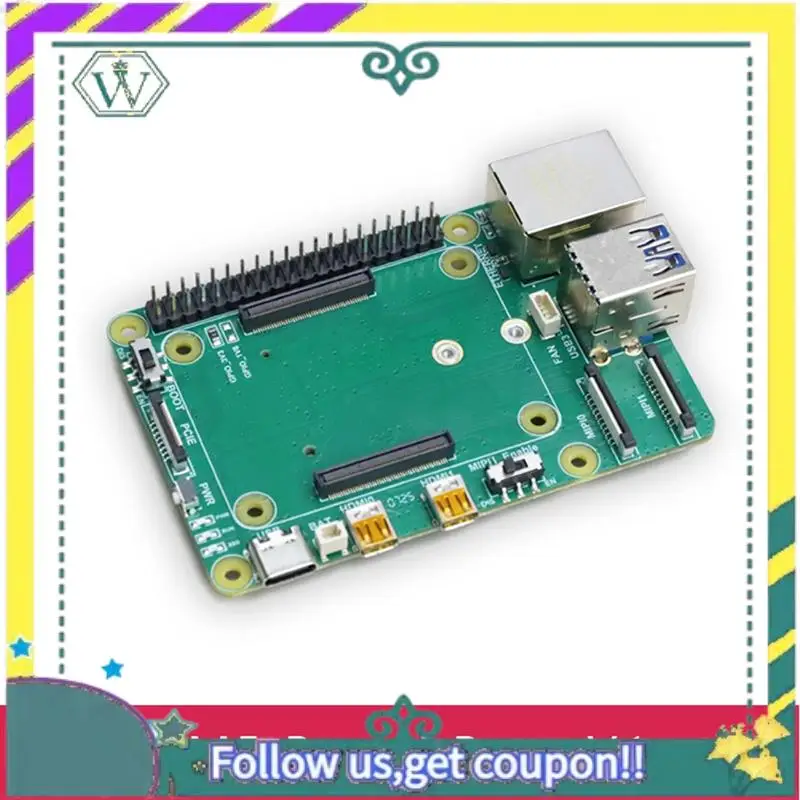 NEW Raspberry Pi CM5 Basic Expansion Board Type A CM5 BOARD BASE A V1 Compute Module 5 IO Base Board