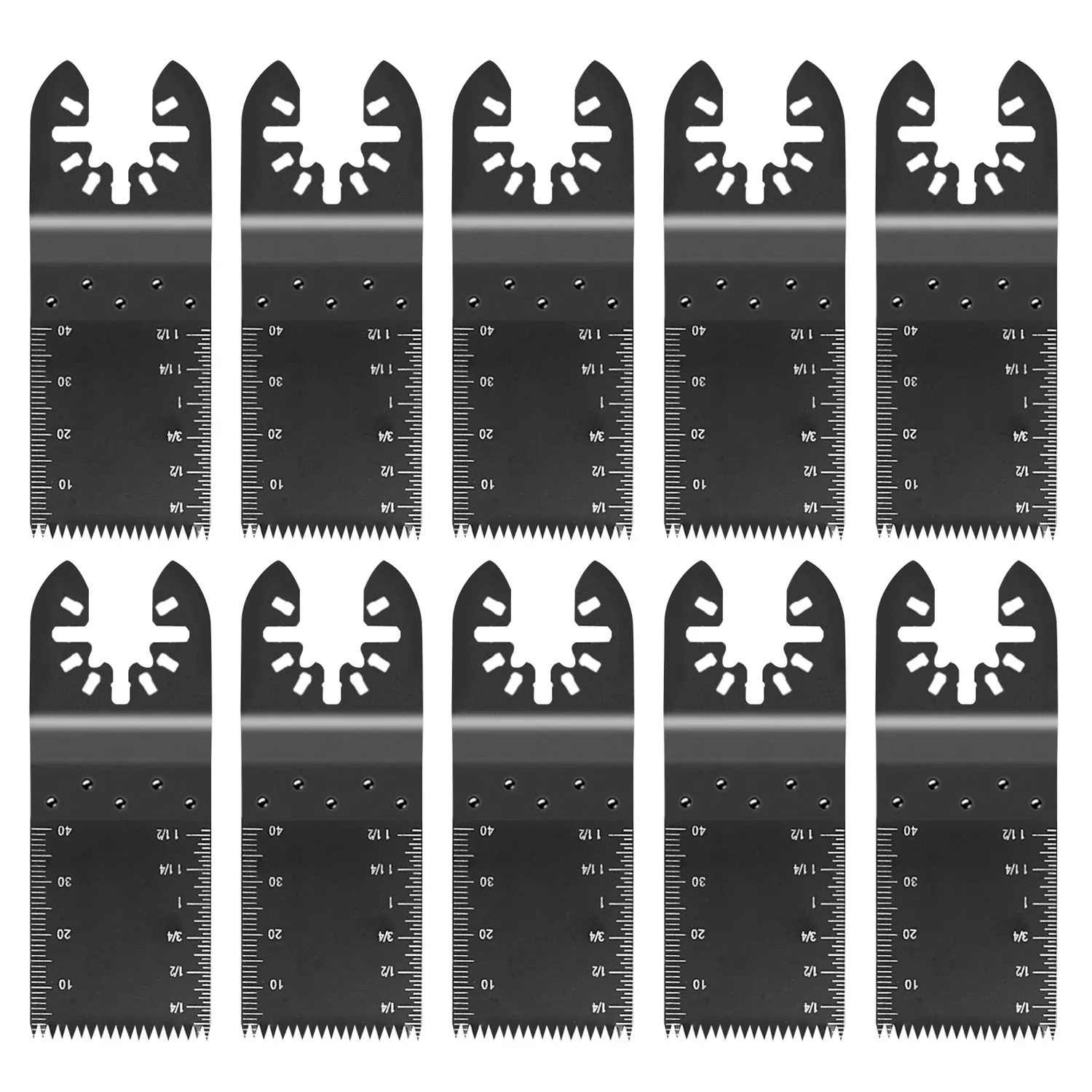 

10pcs Professional Vibratory Saw Blades Multi-Purpose Wood PVC Metal Cutting General Purpose Multi-Cutting Blades Set