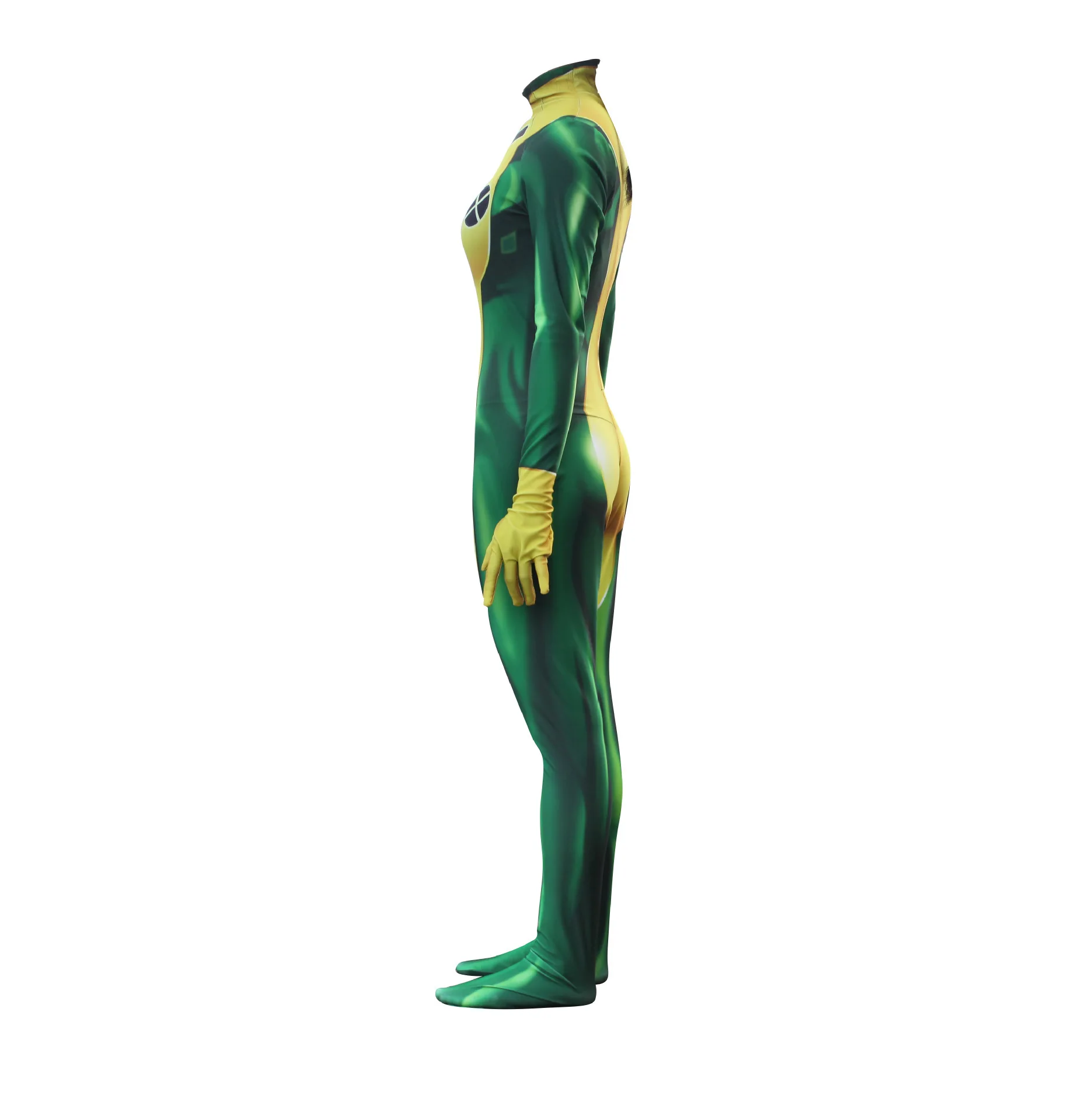 Rogue Jumpsuit Cosplay Costume One Piece Tight Fitting Halloween Hallowee Party Outfits