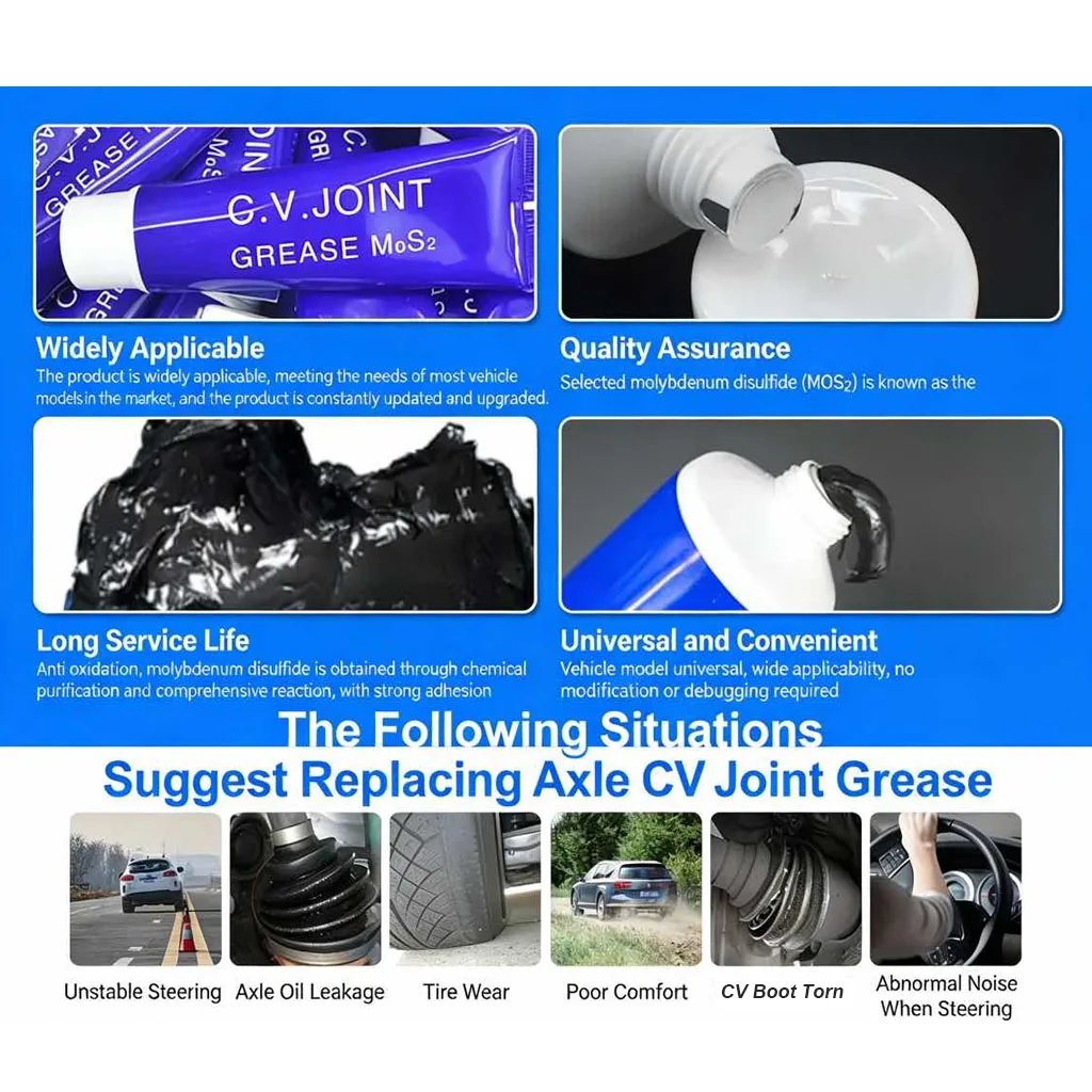 Universal Constant Velocity CV Joint Grease,Anti-Seize Grease,Antifriction,Anti-oxidation view 5