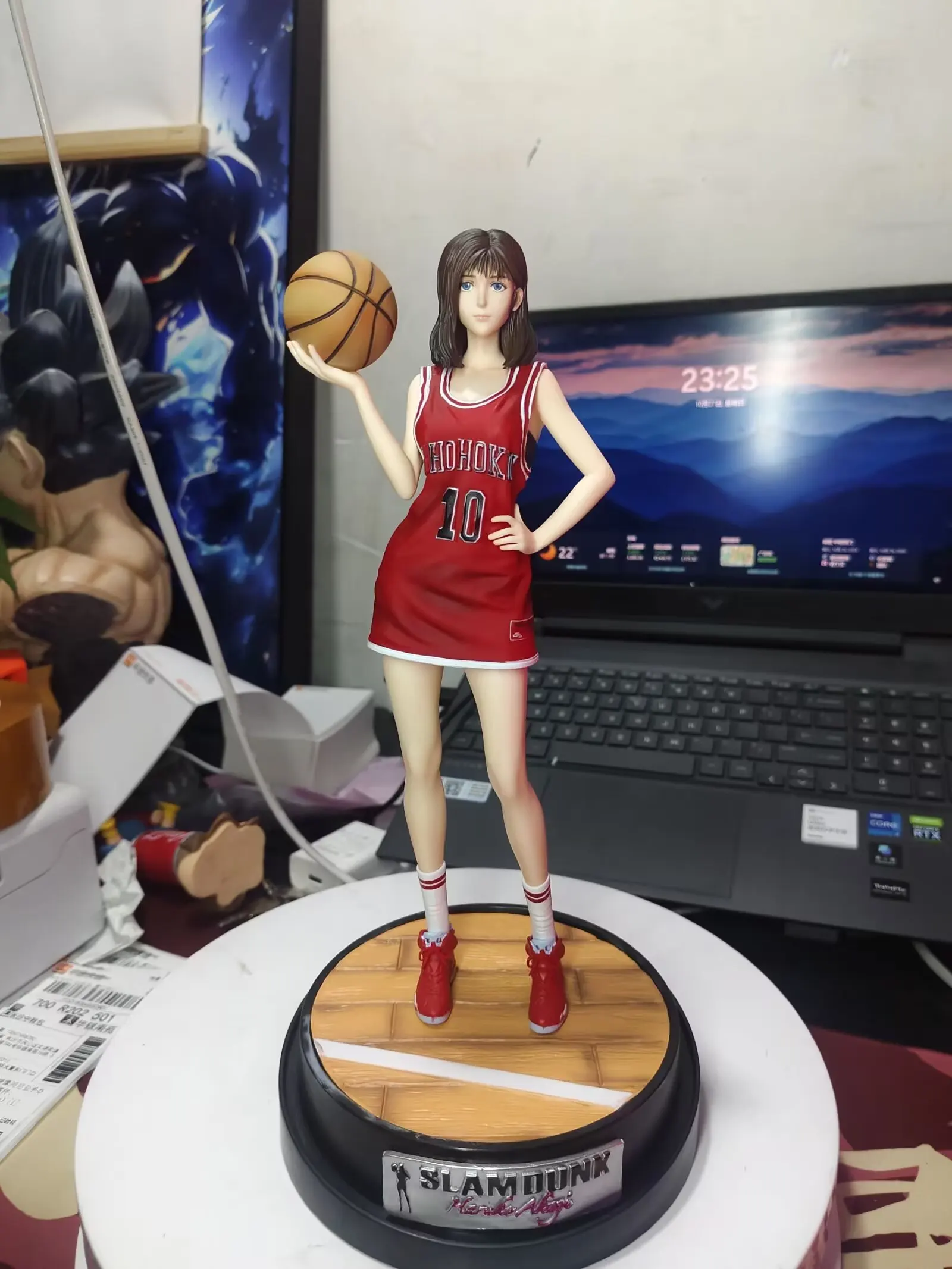 

30 см фигурки Slam Dunk Haruko Akagi, фигурка баскетбольной богини, модель из ПВХ, коллекция моделей Gk, украшение для стола, подарок на день рождения для ребенка