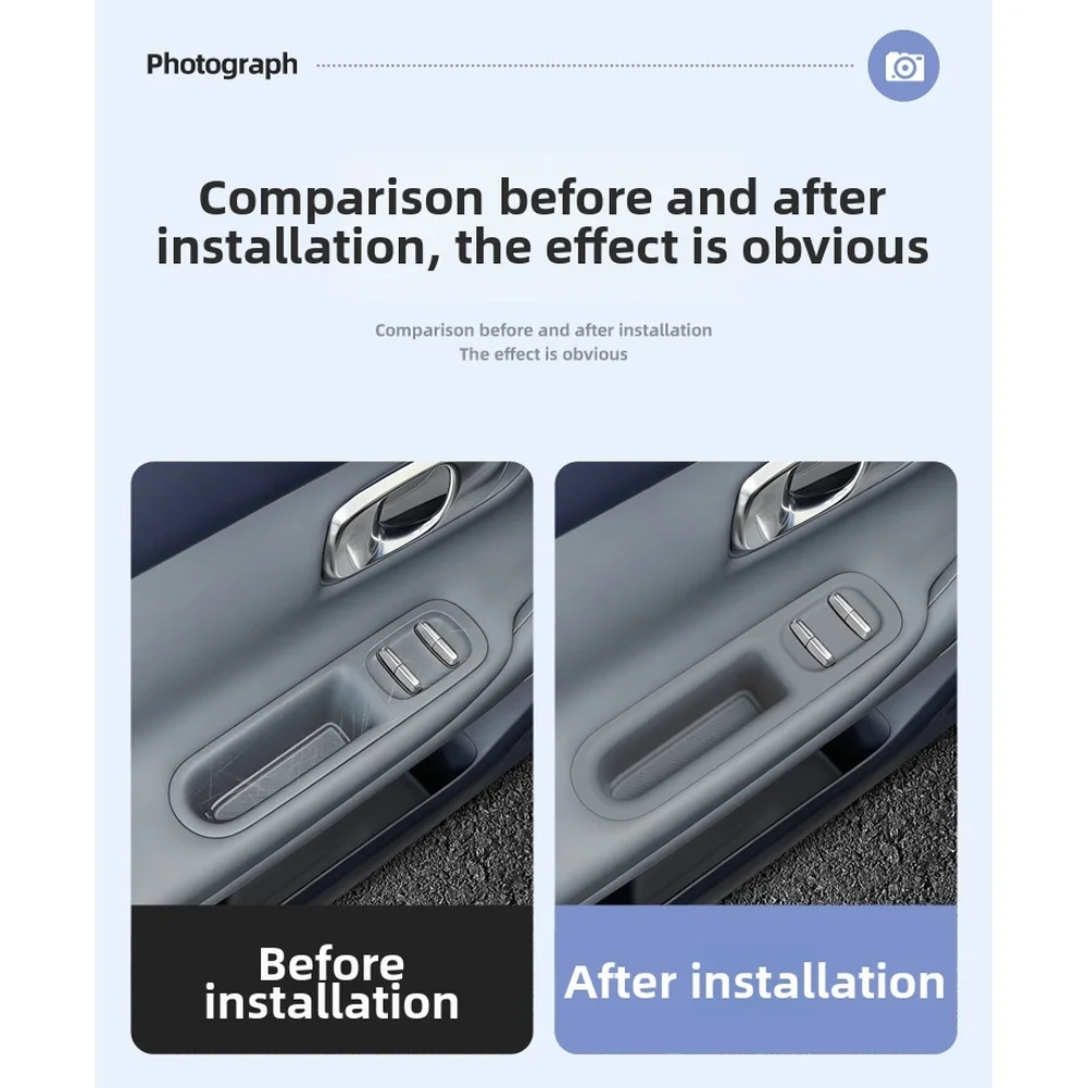 Leaptopmotor For A10 2026 Door Handle Area Storage Box Uses Form Fitting Silicone Design to Match Original Equipment Dimensions