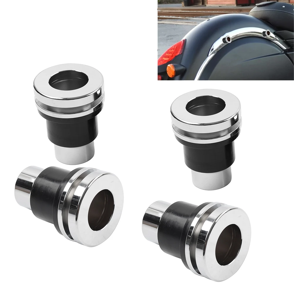4 PCS Motorcycle Aluminium Quick Release Mounting Spools Screw Kits For Indian Chief Dark Horse Classic Vintage 2014-2020