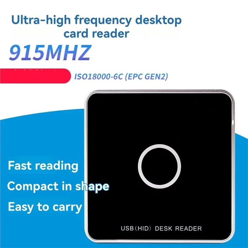 B49C Desktop UHF RFID 915Mhz Reader Writer Card Issuer No-Contact Electronic Tag For Access Control Inventory Systems