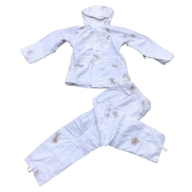 Snow White Camouflage Ghillie Suit Set 6