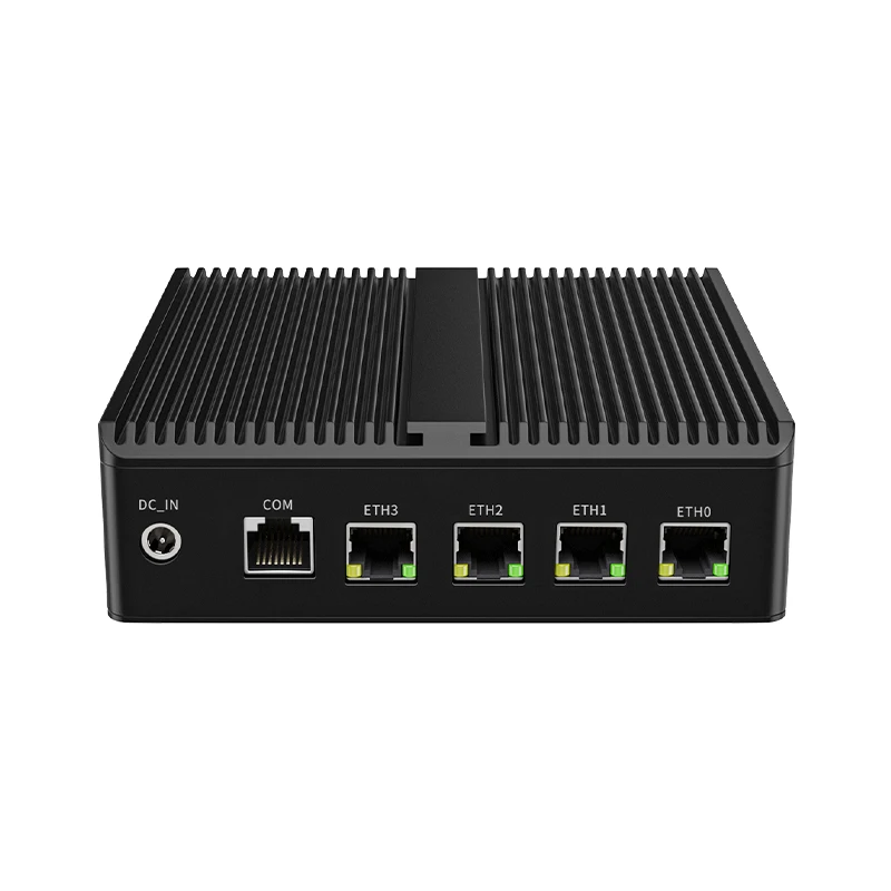 IKuaiOS Fanless Network Host for Firewall Router Intel Elkhart Lake 4x2.5 GbE Expandable WiFi 4G 5G Module G30W 1493 4L