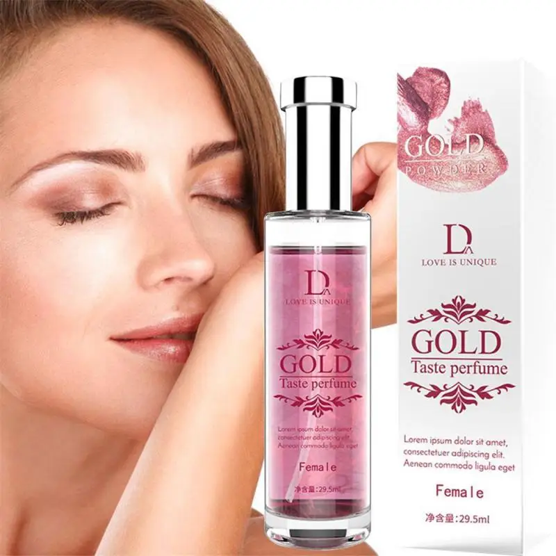 29.5ml Gold Powder Pheromone Intimate Partner Flirting Seduction Perfume Adult Products Sex Men and Women Deodorant Flirting Toy