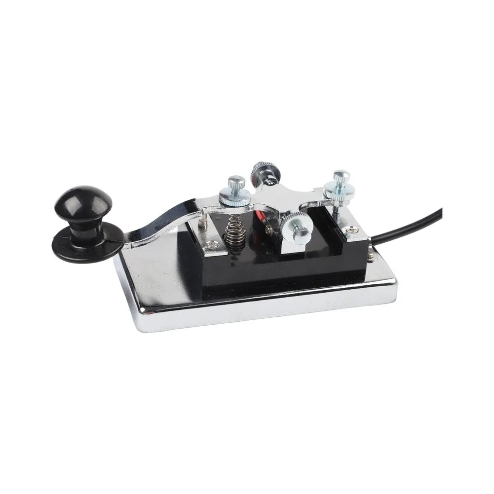 /K4 /Heavy /Duty Telegraph Key 6.5mm For Morse Code Sender For Shortwave CW Radio Communication Amateur Station Equipment