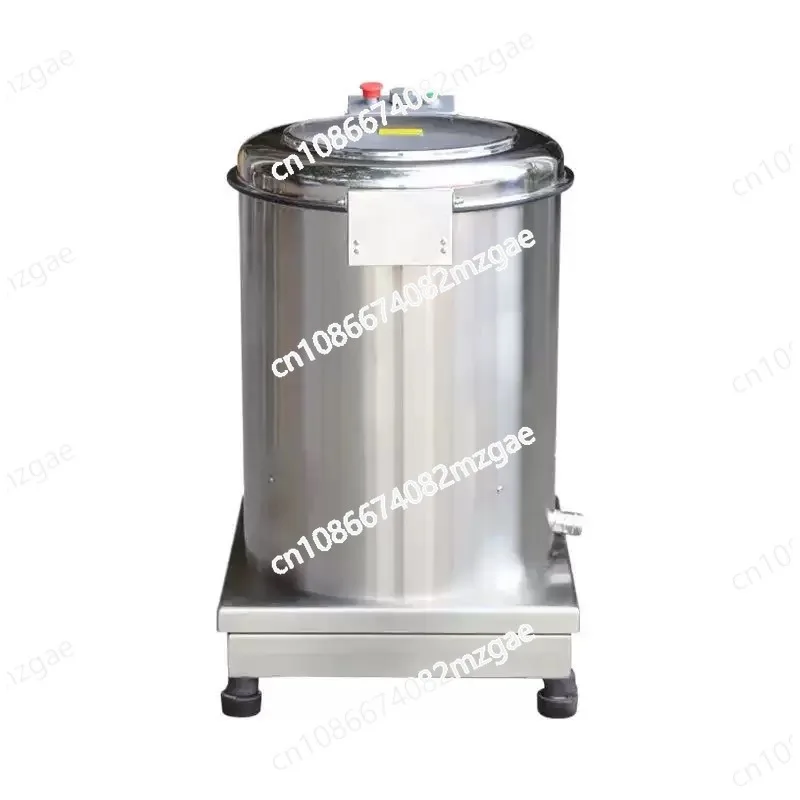 Commercial Large Capacity Vegetable Dehydrator & Centrifuge - Stainless Steel Industrial Spin Dryer for Food & Oil Removal