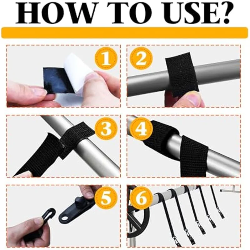 

ABKS-Solar Pool Cover Reel Straps 30Pcs Kit-Reel Attachment For Pool Cover Solar Reels