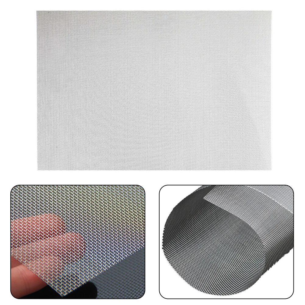 Automobile Bumper Stainless Steel Repair Mesh Plastic Crack Repair Mesh Welding Wire Mesh Net For Bumper Body Hood Vents 15x20cm