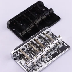Electric Bass Bridge Bass For 4 Strings Precision / Jazz   Chrome/Black - Made in Korea