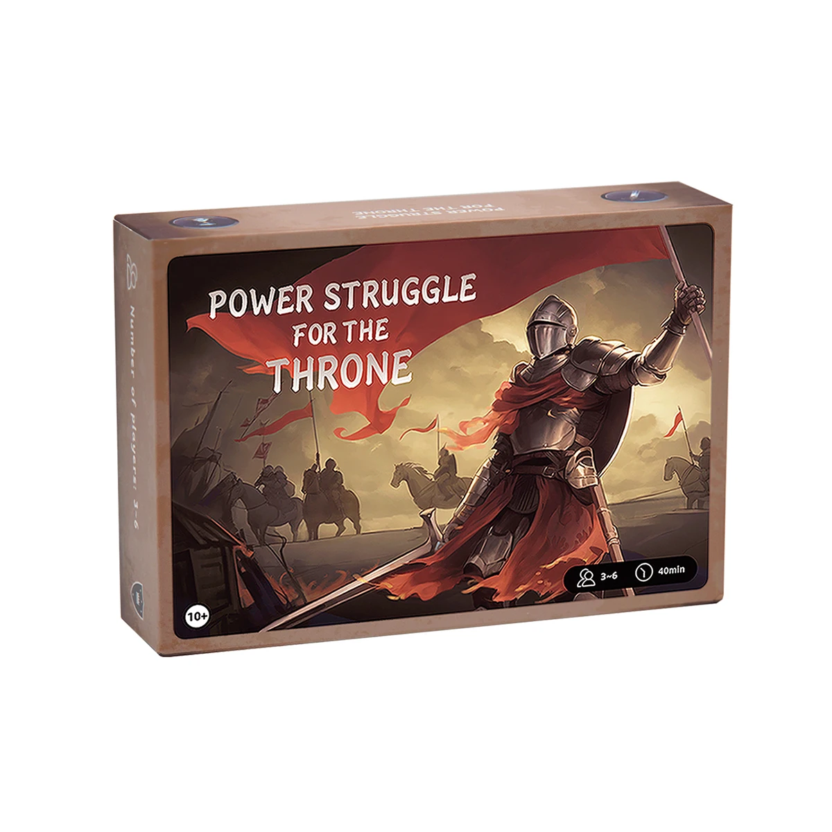 Power Struggle for The Throne: A Strategic Quest. Family Party Card Game for Kids, Teens, and Adults – 3-6 Players, 40 Minutes