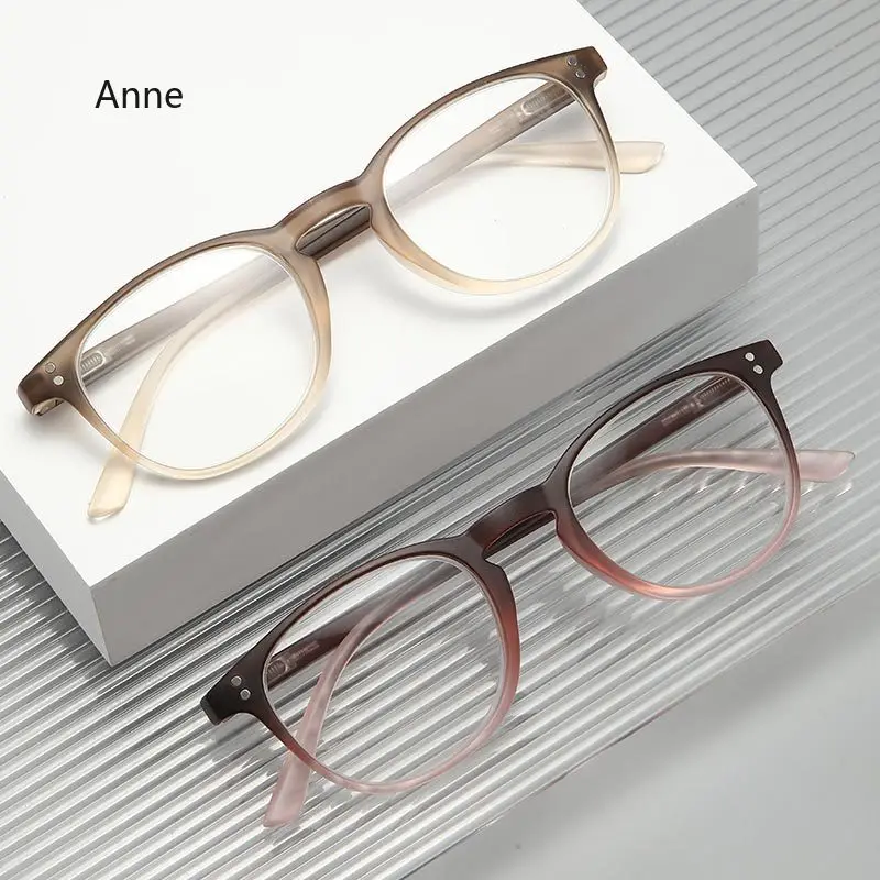 Fashion Women Reading Glasses Retro Round HD Flexible Frame Presbyopia Glasses Unisex Eyeglasses For Sight Plus Lenses óculos