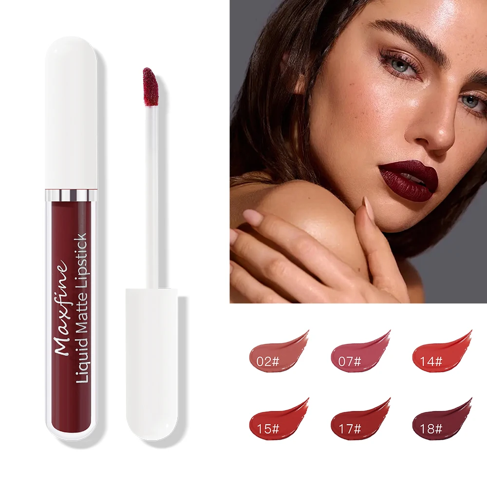 Vloeibare matte lipgloss Hoge verzadiging Kleurweergave Langdurig en waterdicht Niet gemakkelijk los te maken Vloeibare lippenstift