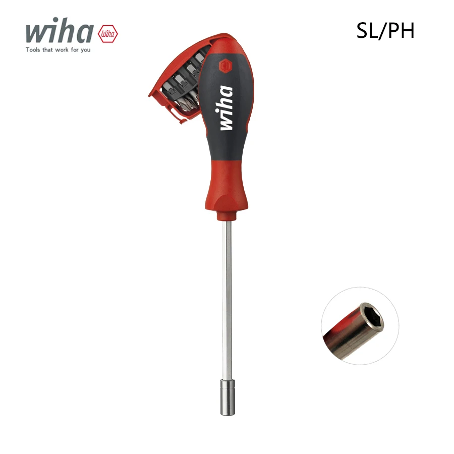 

WIHA 32903 Screwdriver Set with 8 Bits Magazine SL/PH Magnetic Screwdriver