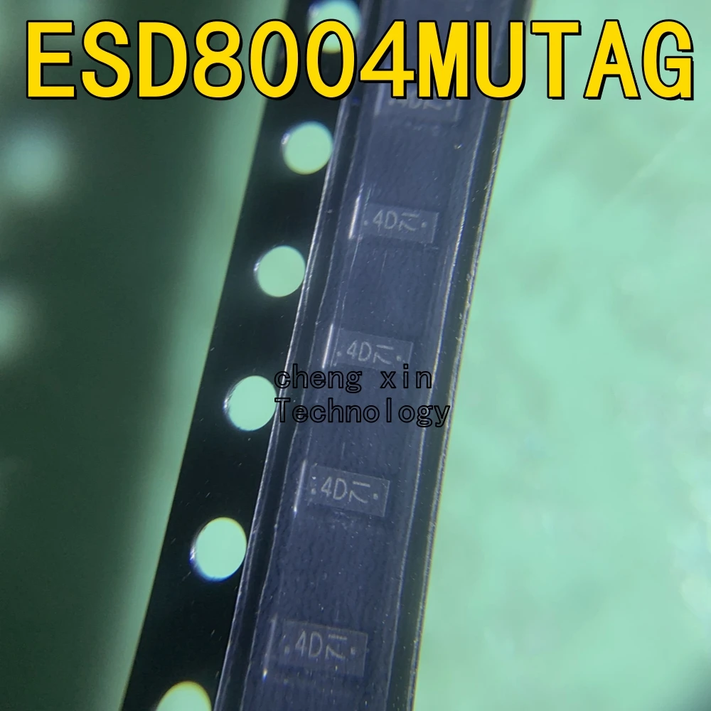 ESD8004MUTAG 5PCS 50pcs 20pcs New and Original silkscreen:4D 4DV ESD8004 Static and surge protection (TVS/ESD)