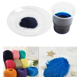 10g /20g Dark Blue Color Fabric Dye Acrylic Paint Dyestuff Dye for Clothing in Cotton Nylon Silk Clothes Dye Textile  Renovation