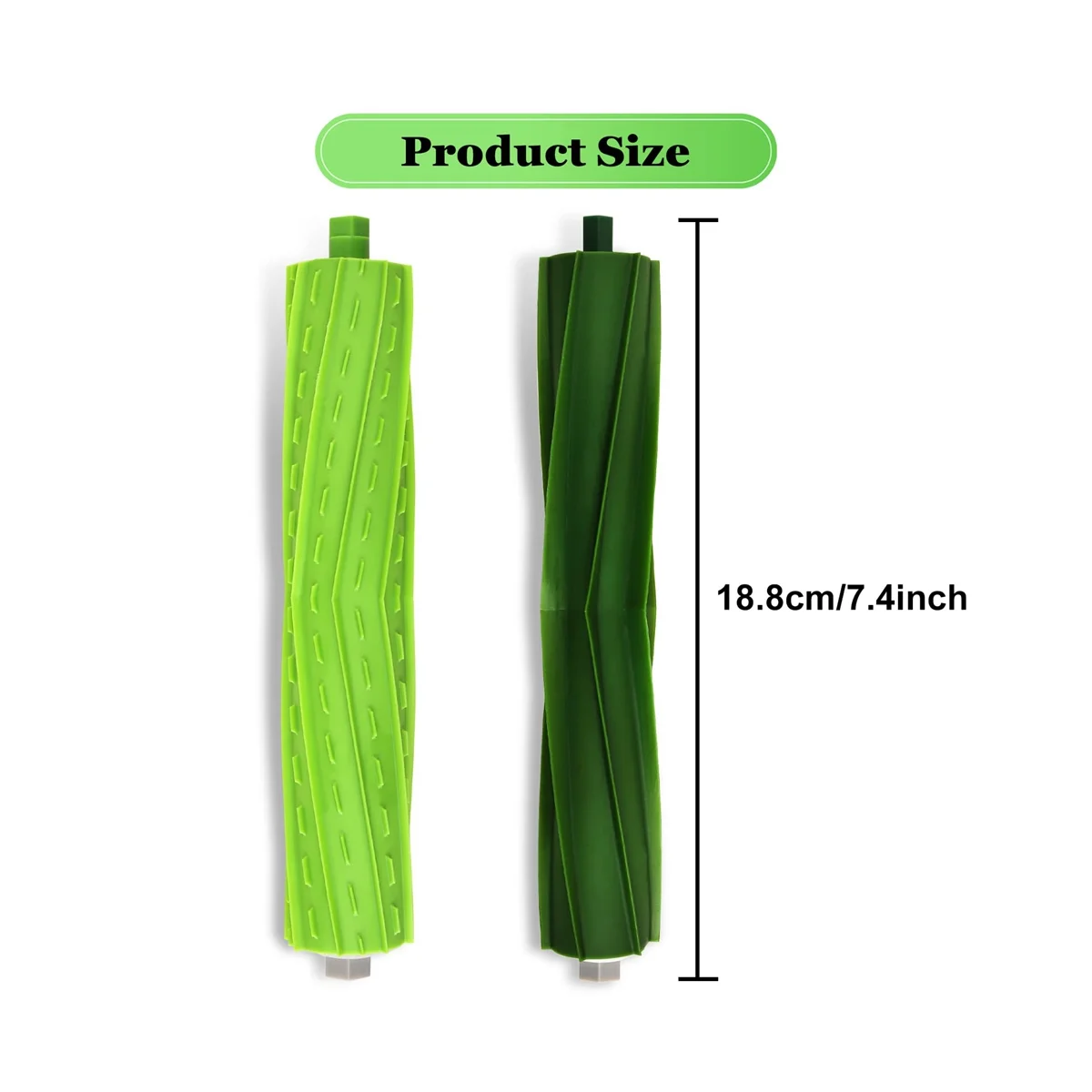 2Set Replacement for I7 I7+ I3 I3+I4 I6 I6+I8 I8+/Plus E5 E6 E7 I, E & J Series Rubber Roller Brushes