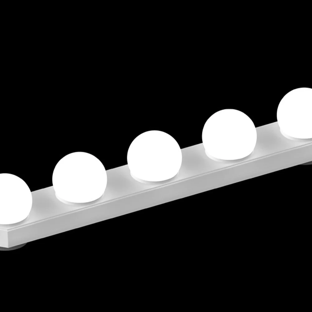 طقم إضاءة مرآة LED 5 يعمل بمنفذ USB، 10 سطوع، 3 درجة حرارة اللون، إضاءة ناعمة قابلة للتعديل بدون شفط انبهار #6