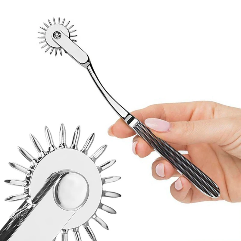Wartenberg Pinwheel Nerve Tester Medical Diagnostic Tool Pin wheel Rolling Wheel Massage Roller Stick Knee Relaxation Tool A3
