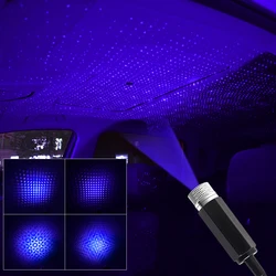 Usb atmosfera de luz telhado estrela projetor noite luz atmosfera romântica decoração para o teto do quarto carro festa led telhado estrelas