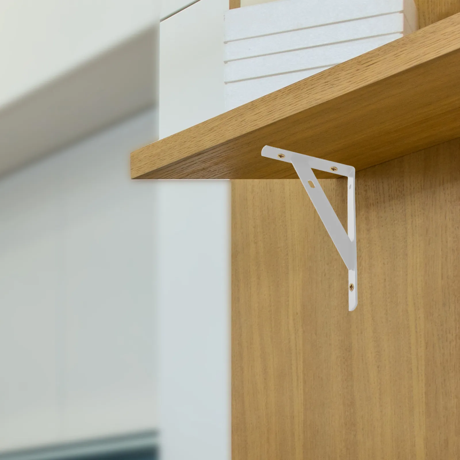 

6Pcs Plant Shelf Brackets Wall Mounted Metal Floating Shelves Sturdy Trustworthy Tool Home Organizer Shelving Brackets for Walls
