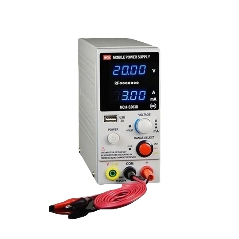 2 in 1 multimeter 20V/3A Bench Switching DC Power Supply, 20V 3A laboratory Adjustable power supply, 0.01V 0.001A four digital