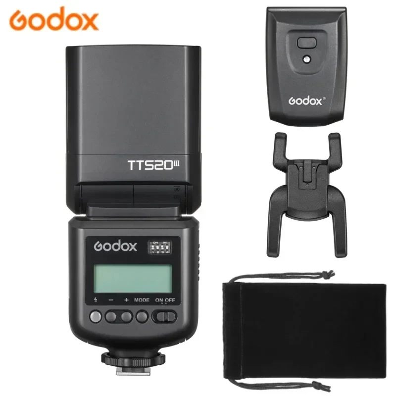 فلاش TT520 III TT520III مع إشارة لاسلكية مدمجة 433 ميجاهرتز + مشغل فلاش لكاميرات Canon Nikon Pentax Olympus DSLR #1