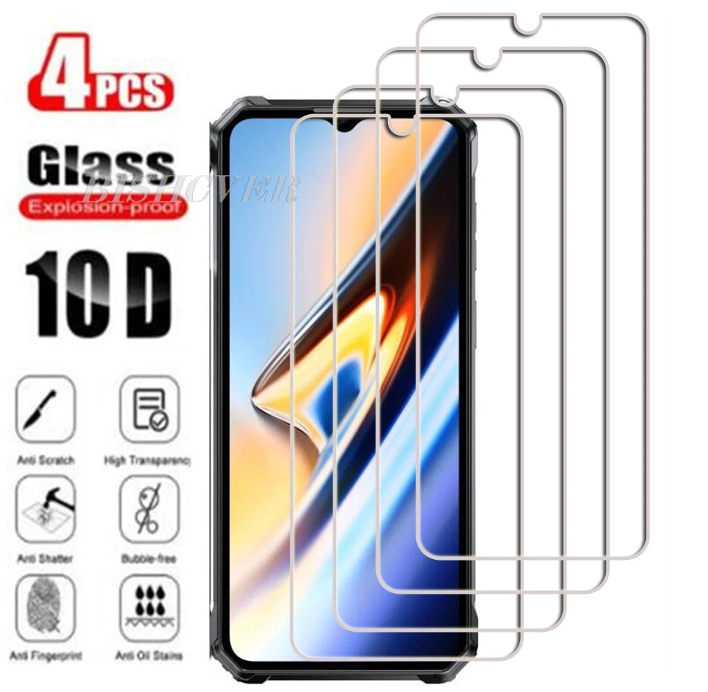 4Pcs Tempered Glass For Oukitel WP38 WP 38 6.52\