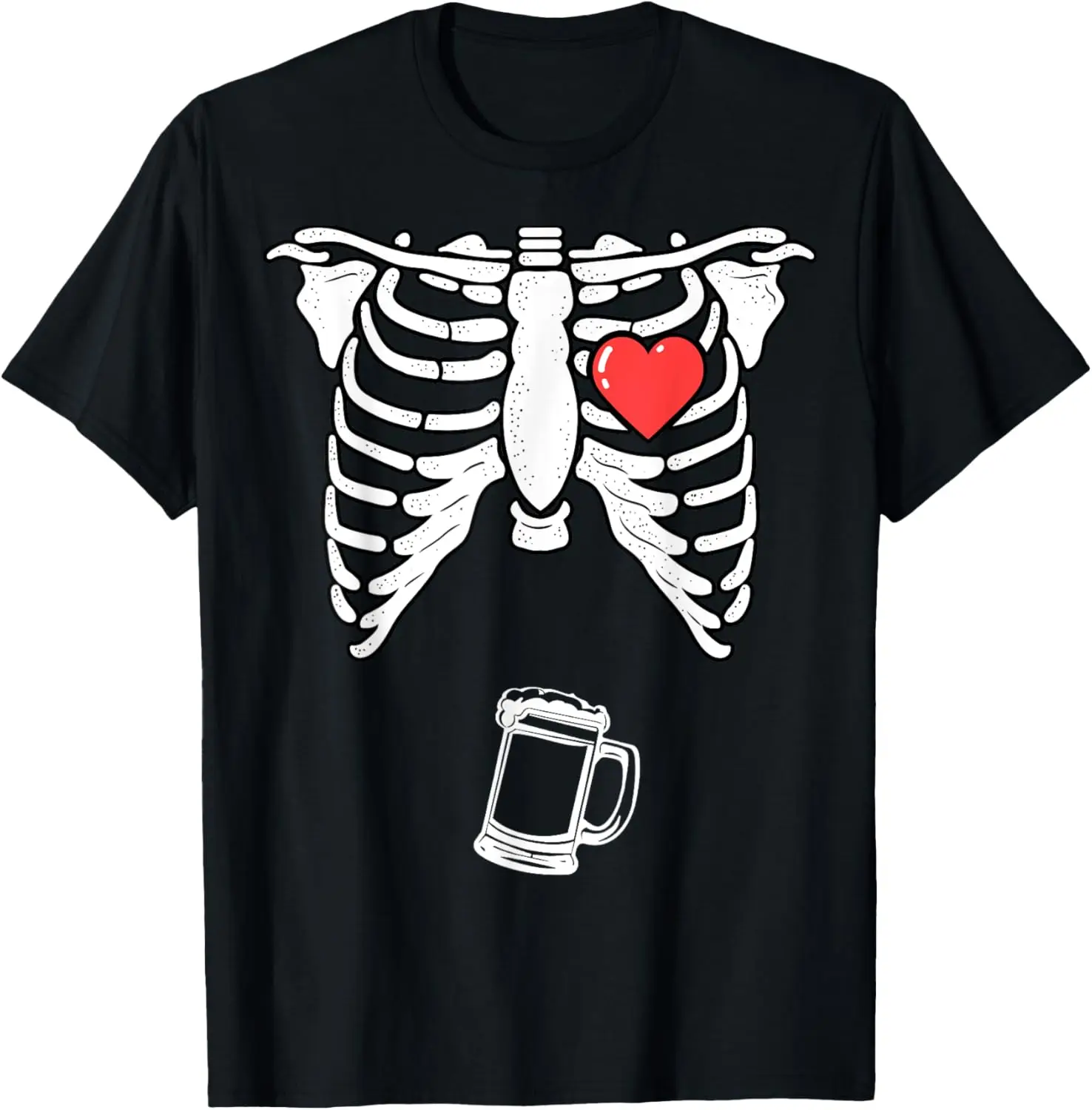 

Пивная рубашка со скелетом для беременных Xray Halloween Soon To Be Dad