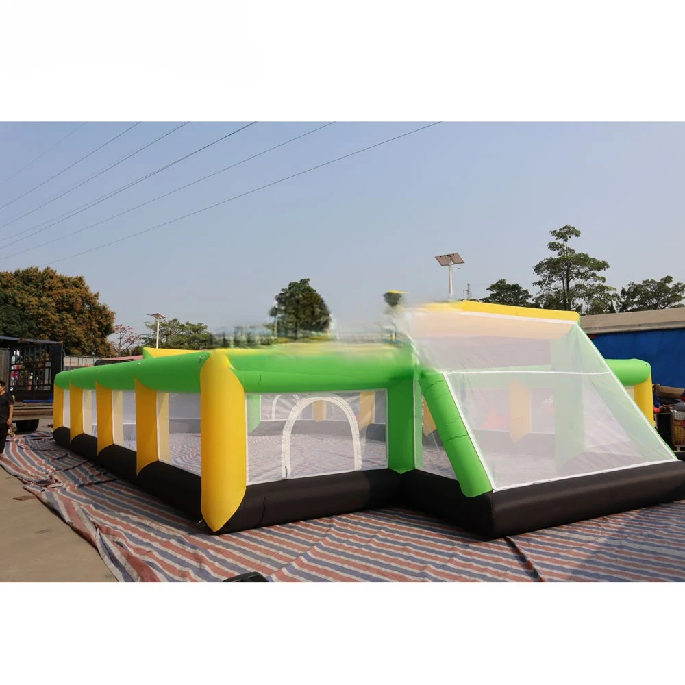 soccer field Inflatable soccer field (with fence, bumper ball) Inflatable  Large soccer field for sports activities Oxford