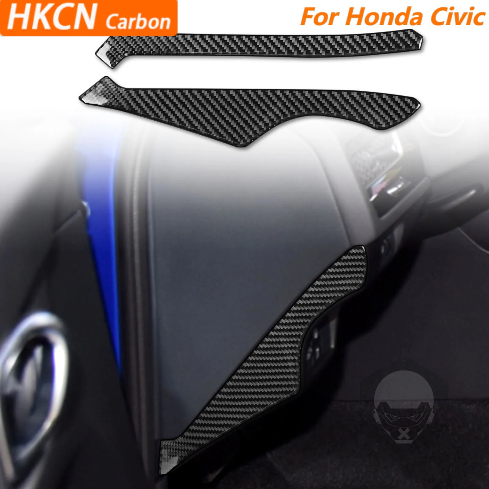 

Дверная защитная панель, противоударная буферная накладка для Honda Civic 2022-2025, автомобильные аксессуары, внутренняя крышка из углеродного волокна, наклейка