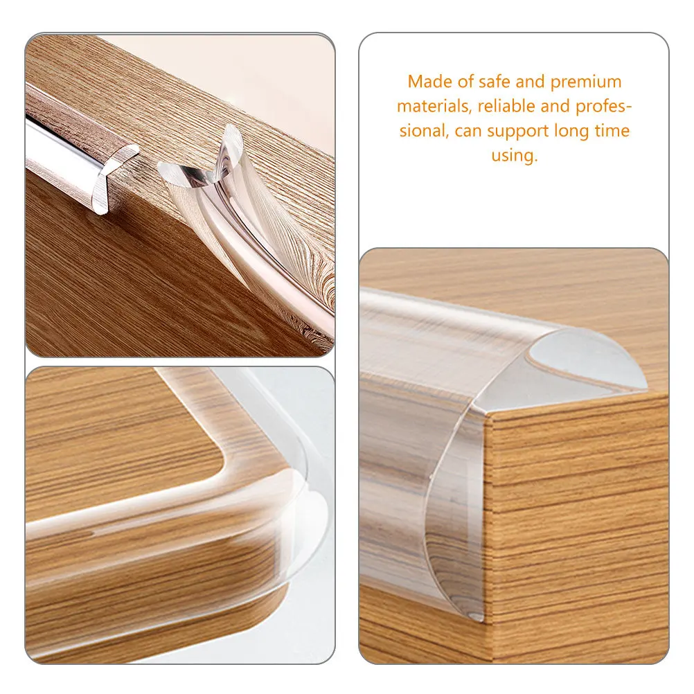 Clear Baby Edges Guard Premium Furniture Bumper Strip for Table Corner Wall Bed Kitchen TV Cabinet Fireplace Nursery Safety
