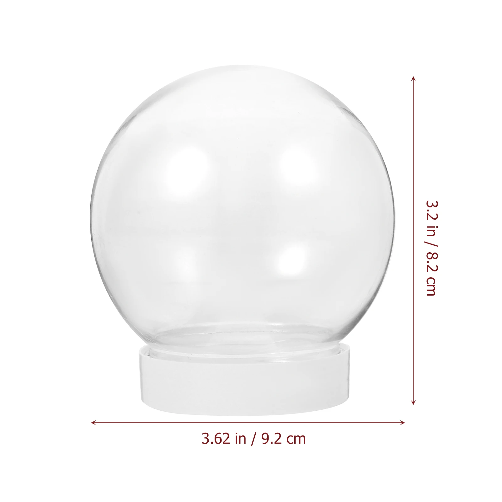 10Pcs 270ml 150ML Plastic Bottle Empty Clear Refillable Balls Refillable Snowball Snow Making Empty Snow Clear