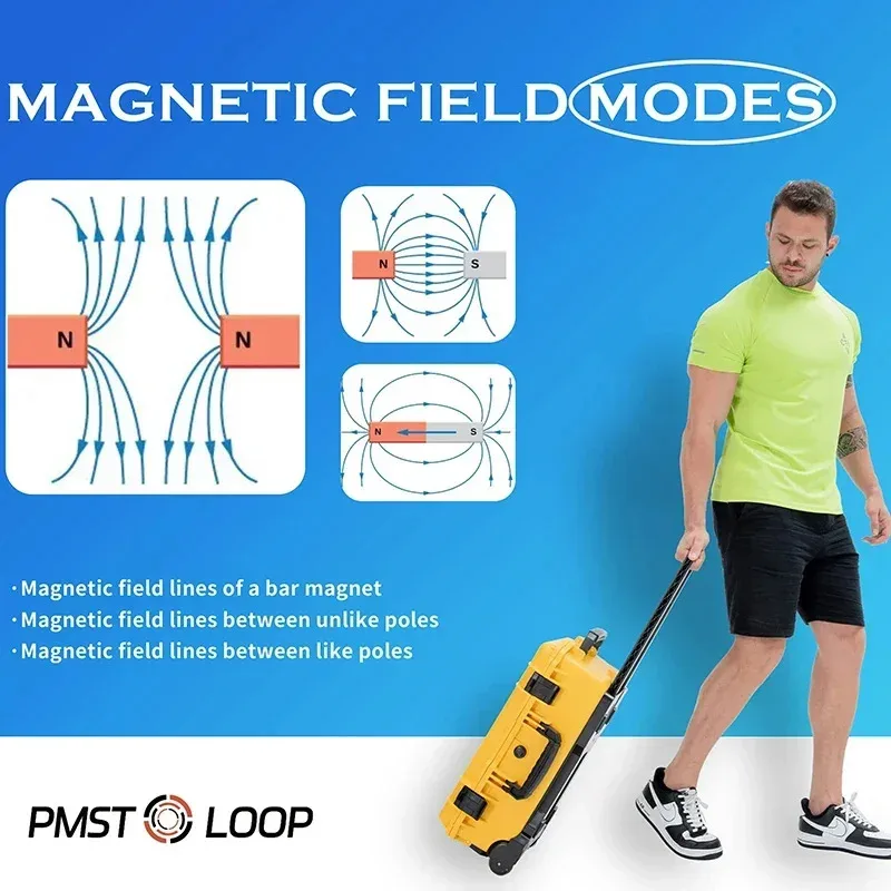 آلة حلقة PMST للعلاج الطبيعي PEMF - إعادة تأهيل الجسم لتخفيف آلام النبض المغناطيسي مع تدليك اختياري لكامل الجسم #6