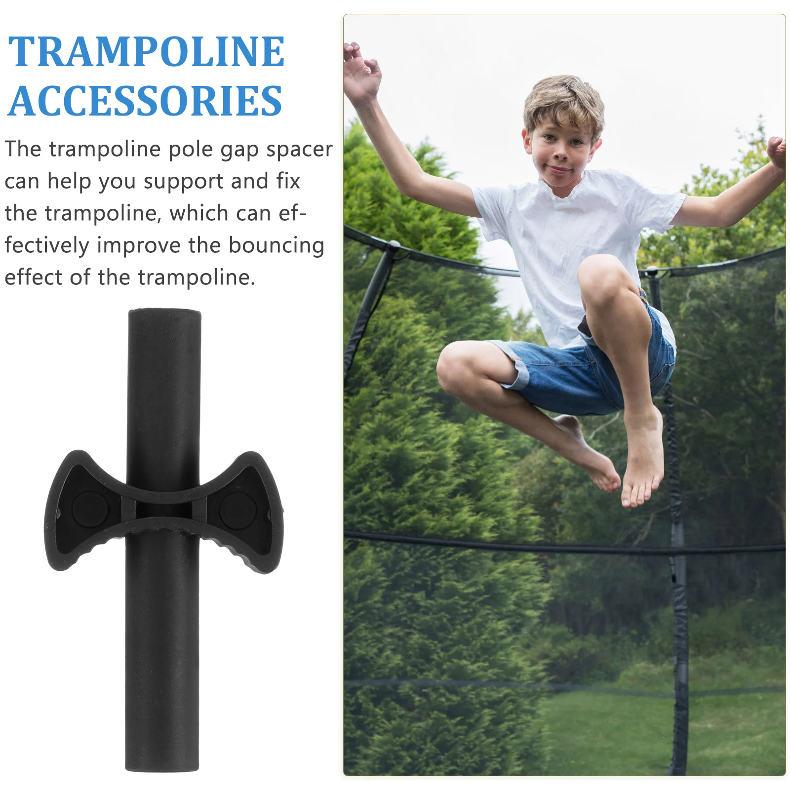 12-delige Kid Trampoline Springen Accessoires Plastic Spacers Shell Handige Ringen Abs Vervangende Onderdelen