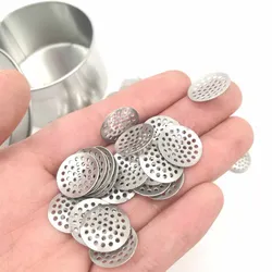 Smoking Accessories 0.5mm thick 8mm 12mm 15mm 16mm Metal Screens Bowl Screen filters for Tobacco Smoking Pipes Filter Mesh