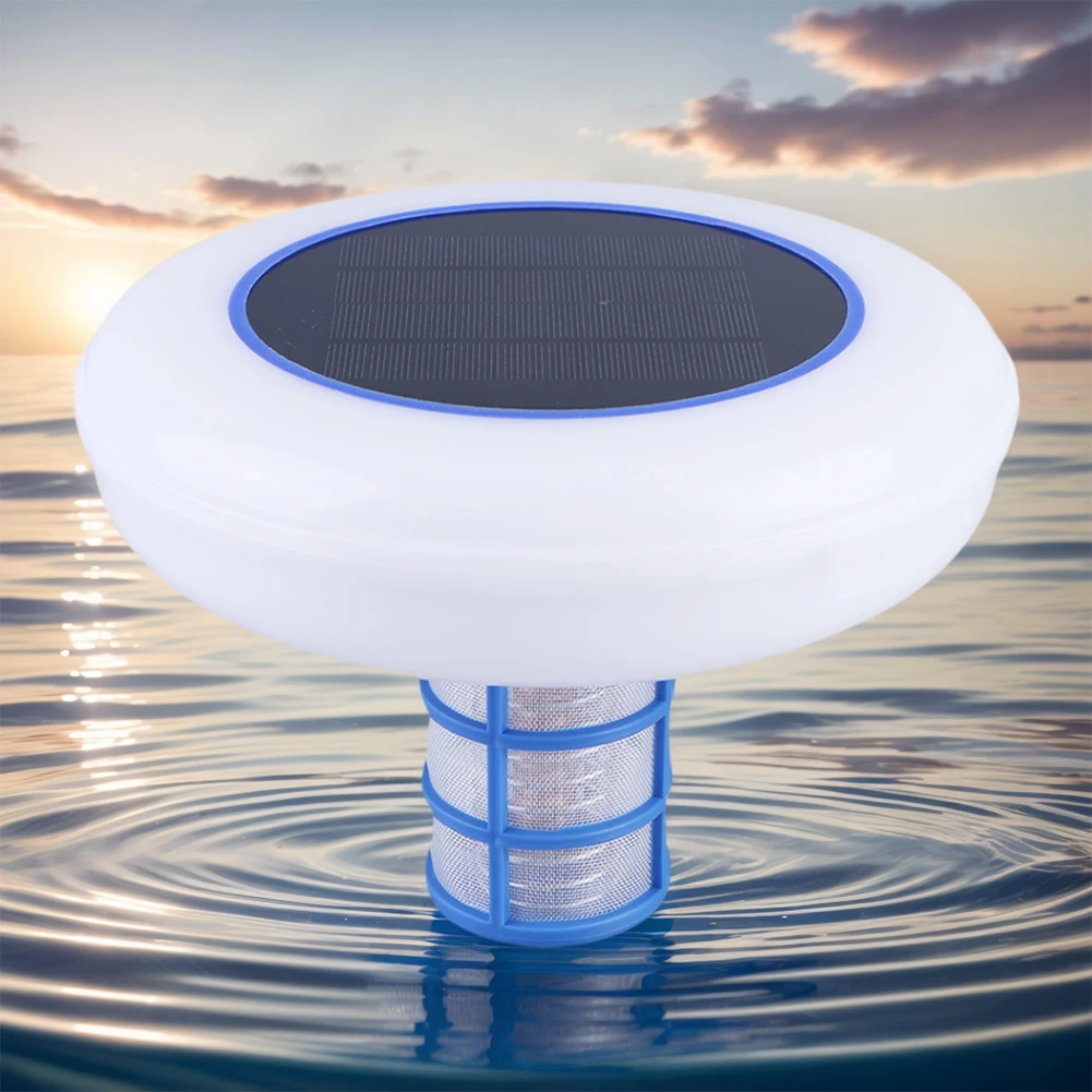 

Solar Power Swimming Pool Purifier Solar Pool-Ionizer Swimming Pool Water Algae Inhibition Chlorine-Free Water Processor