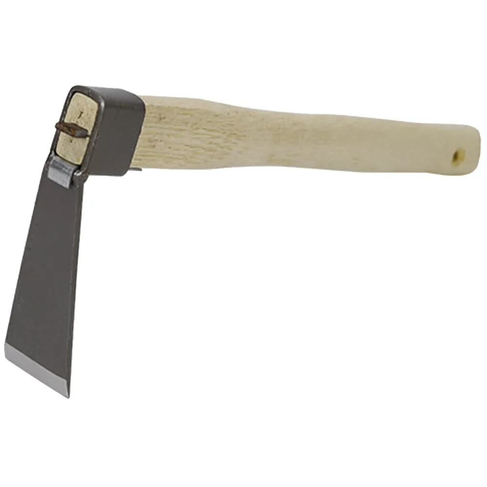 Premium Garden Hoe Heavy Duty Steel Blade Ergonomic Wood Handle for Weeding Soil Loosening Aeration Transplanting Cultivator