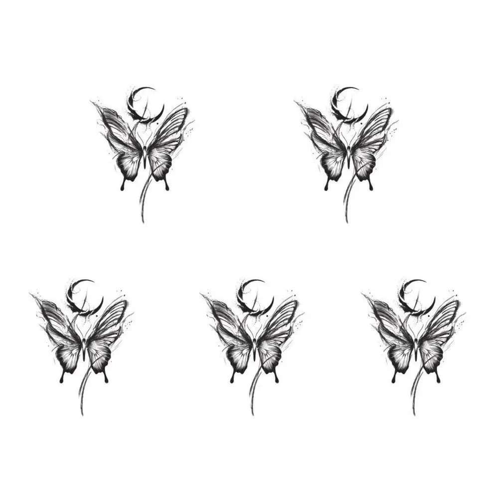 مقاوم للماء ملصقات الوشم المؤقت ، أسود ، فراشة ، الصدر ، اليد ، المرأة الوشم ، نقل ، الرقبة الفن ، ارتفع ، الجسم ، مثير ، فلاش ، K9W4