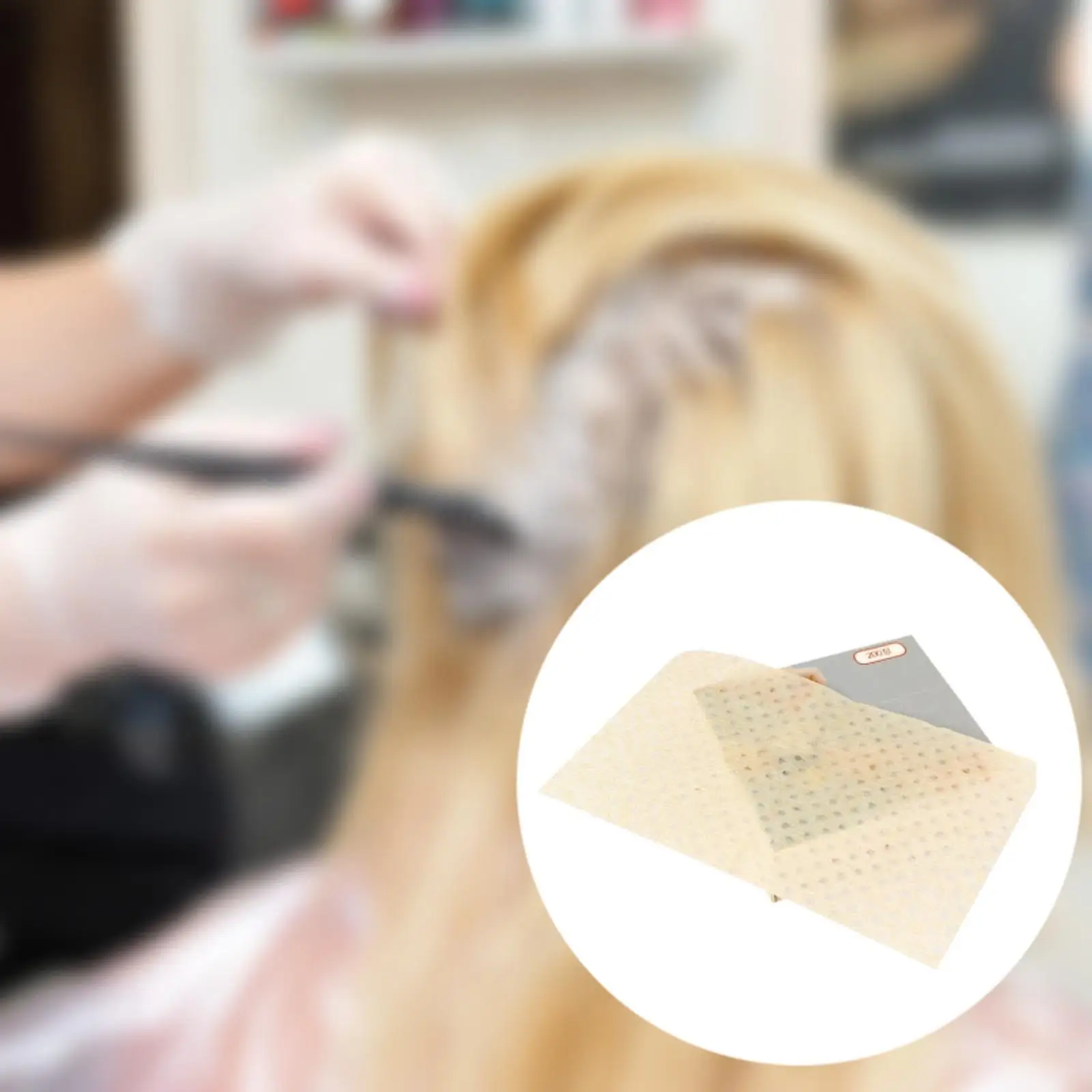 200 Pieces Hair Perm Papers, Hairdressing Perm Paper, Thin Mesh End Papers, Hair Curling Paper for Home Shop Stylist