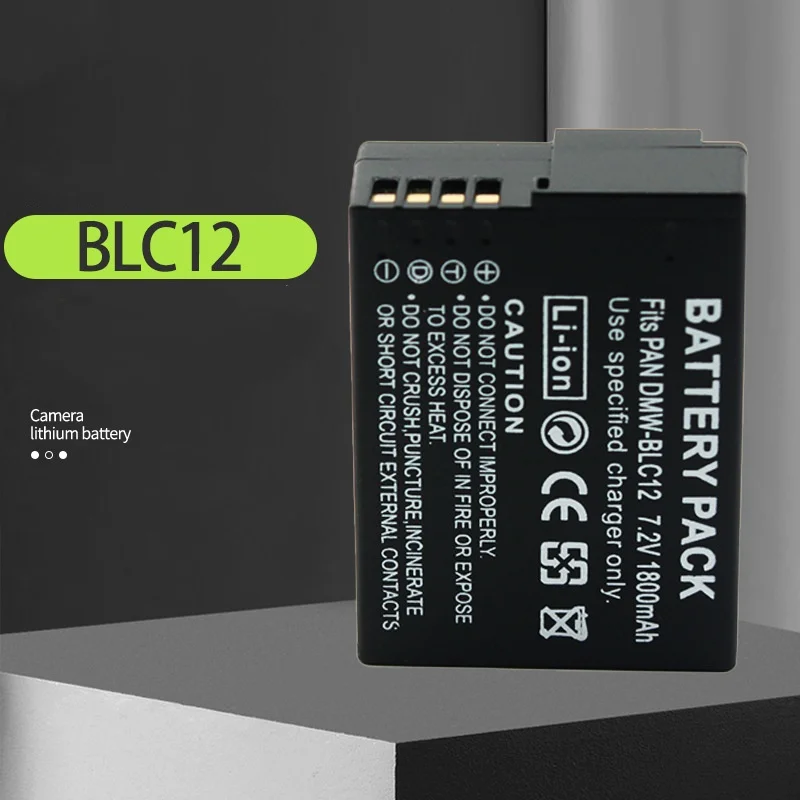 DMW-BLC12 BLC12E Battery + Charger Rechargeable Batteries For Panasonic Lumix FZ1000 FZ200 FZ300 G5 G6 G7 GH2 GX8 Camera Battery