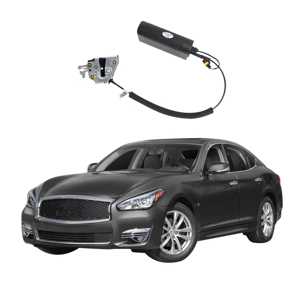 For Infiniti Q70 Q70L 2015~2019 ​​Car Soft Close Door Latch Pass Lock Actuator Auto Electric Absorption Suction Silence Closer